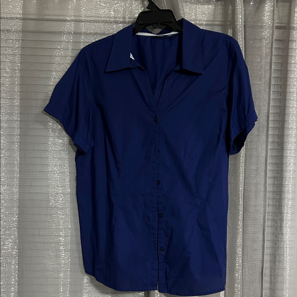 Basic Editions Royal Blue Women's Shirt